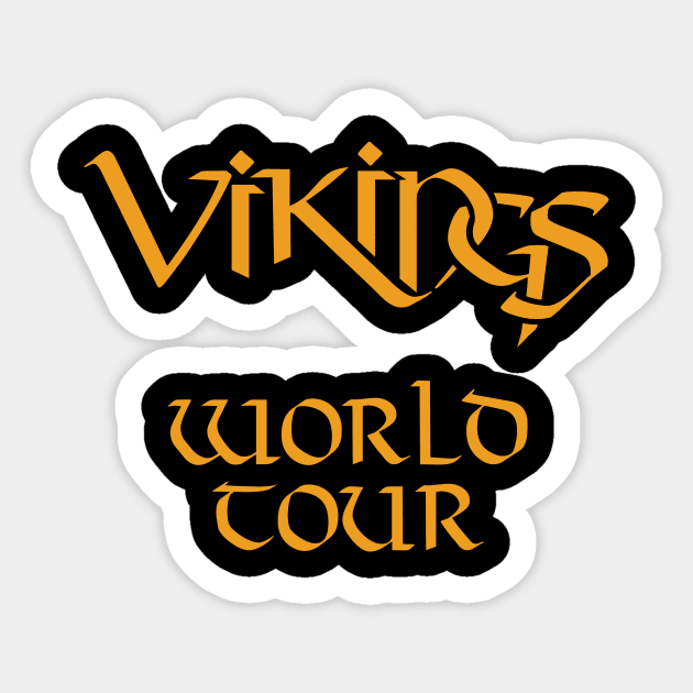 Vikings - World Tour Sticker by QuickyDesigns